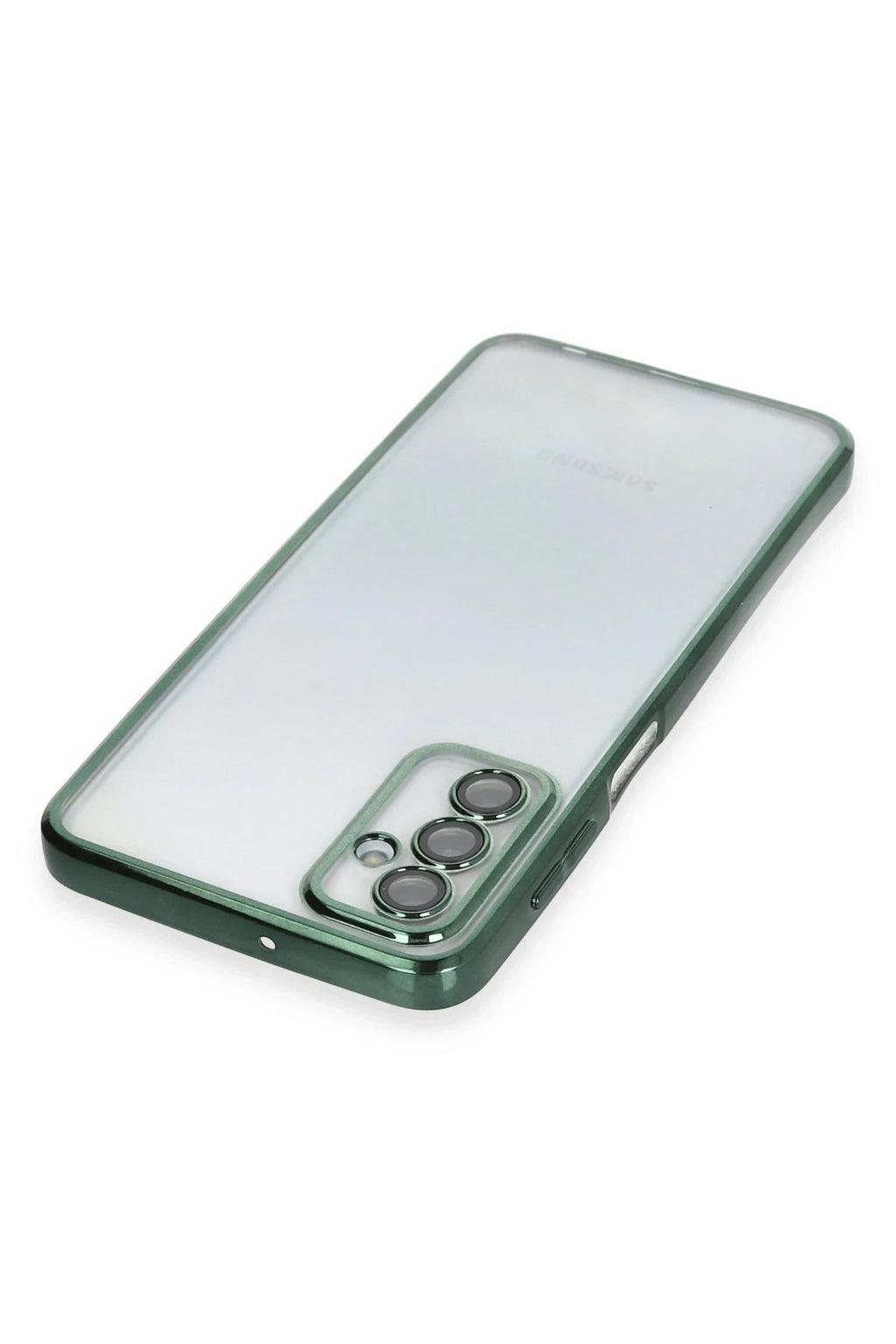 Mey İthalat® Samsung Galaxy M23 Kılıf Lensli Silikon - Yeşil