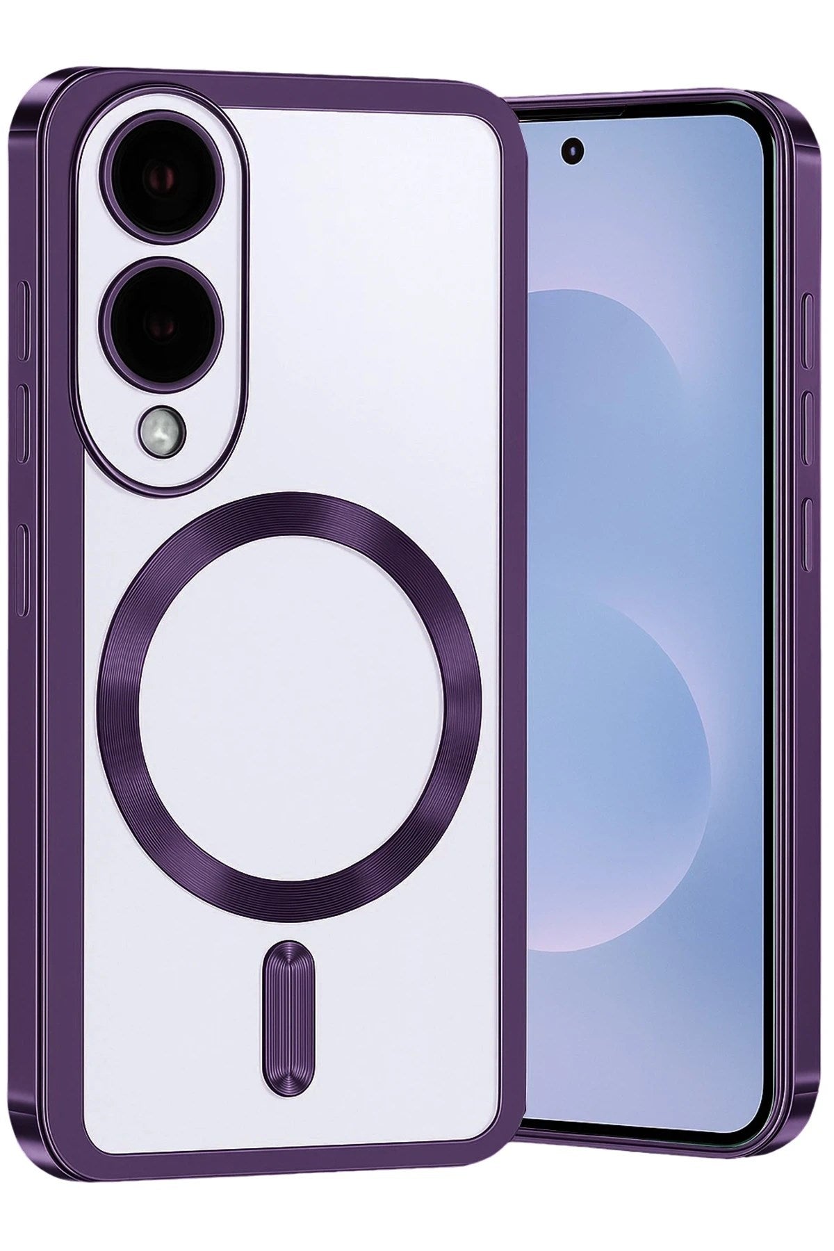 Mey İthalat® Samsung Galaxy S25 Edge Kross Magneticsafe Kapak - Mor