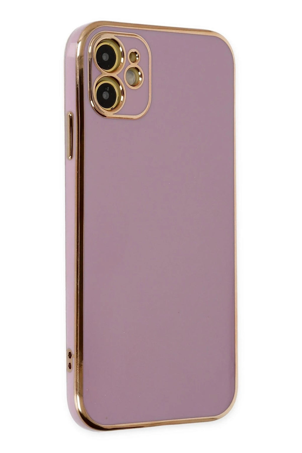 Mey İthalat® iPhone 12 Kılıf Volet Silikon - Mor