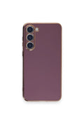Mey İthalat® Samsung Galaxy S23 Plus Kılıf Volet Silikon - Mor