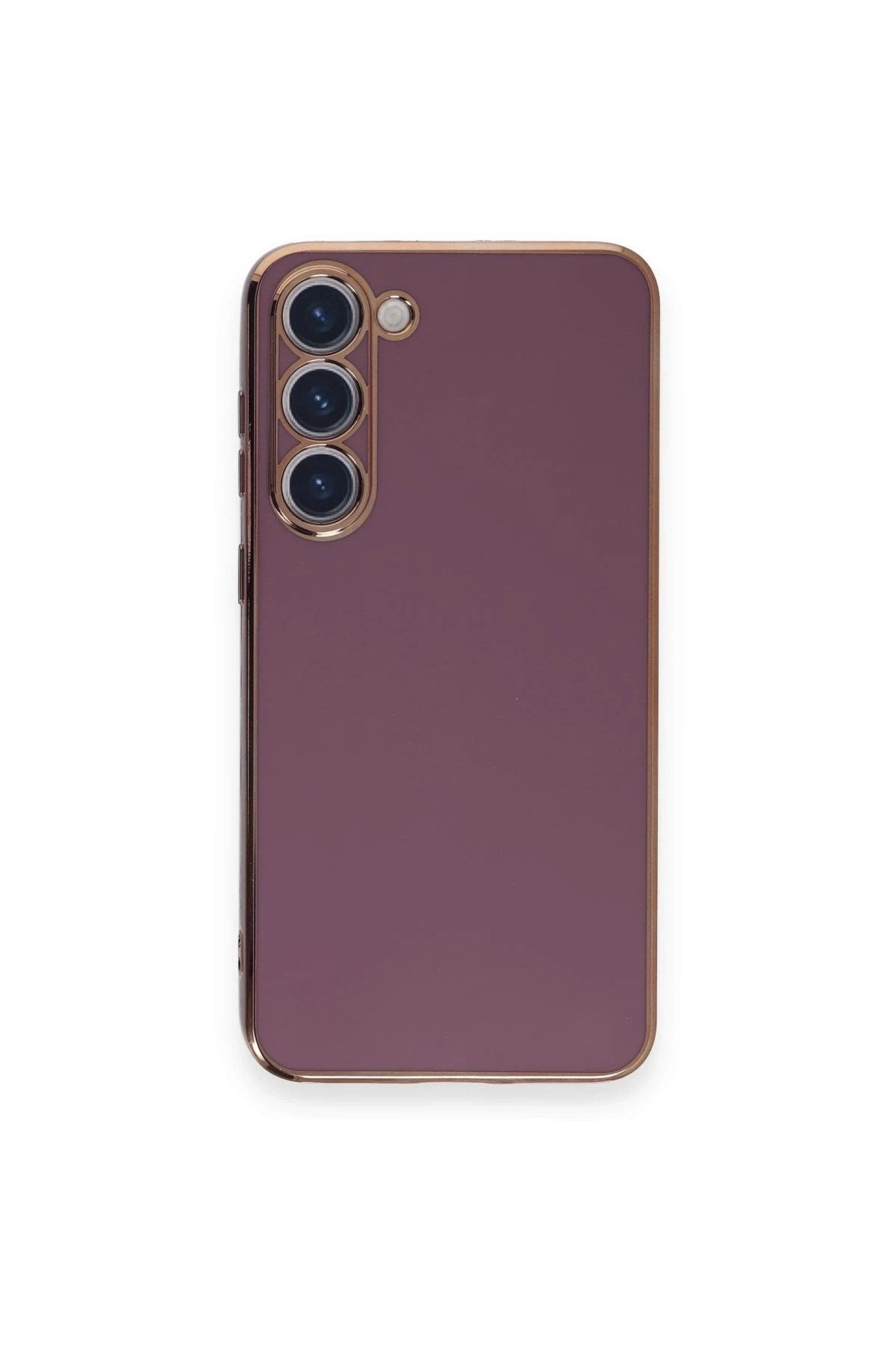 Mey İthalat® Samsung Galaxy S23 Plus Kılıf Volet Silikon - Mor