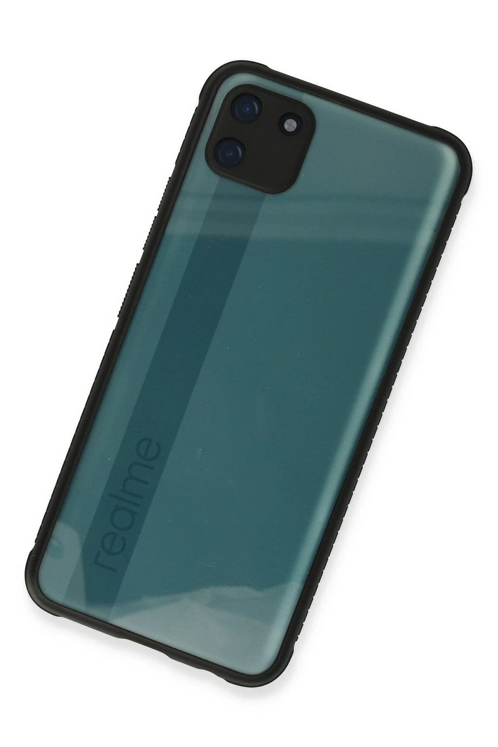 Mey İthalat® Realme C11 Kılıf Miami Şeffaf Silikon - Siyah