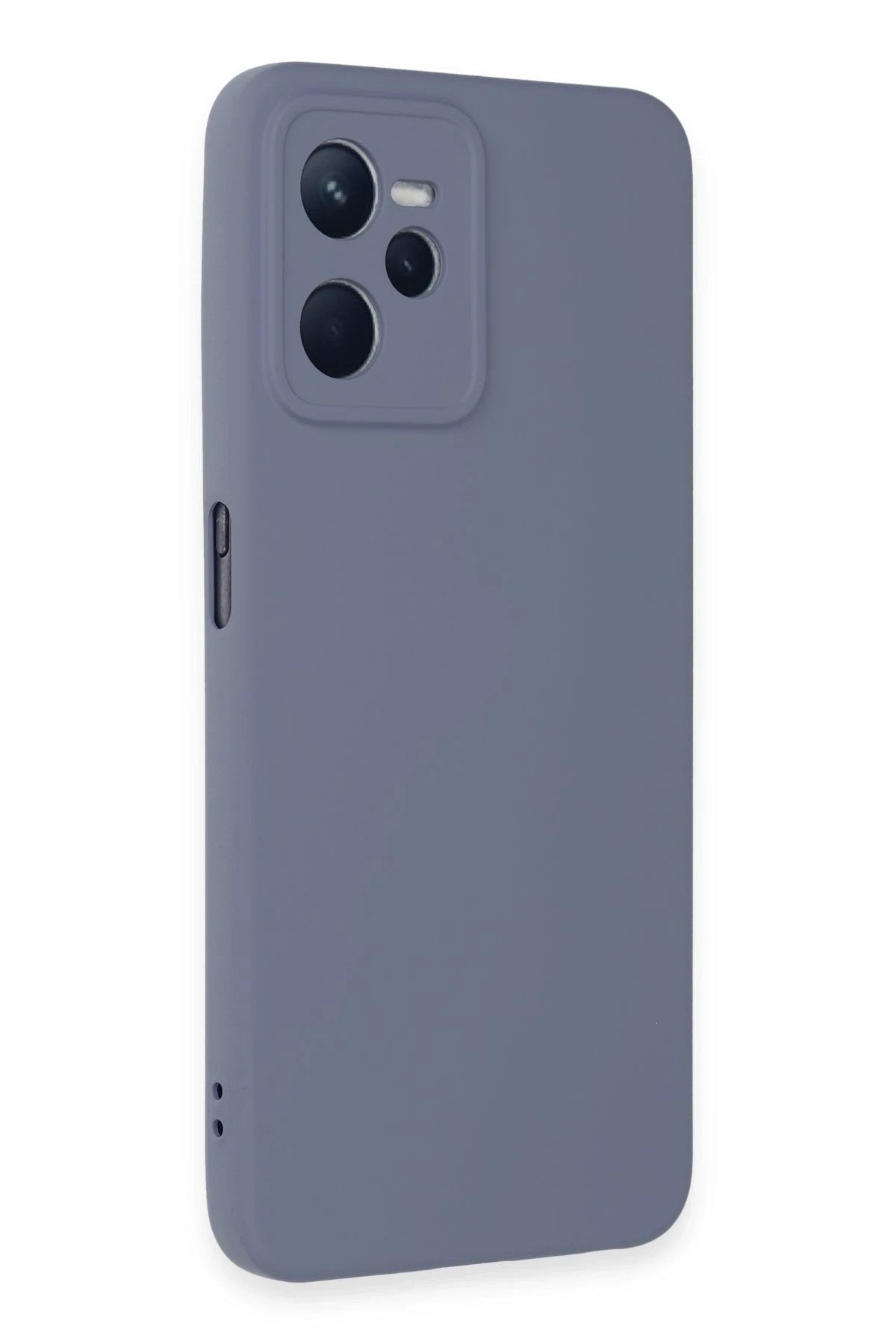 Mey İthalat® Realme C35 Kılıf Nano içi Kadife Silikon - Gri