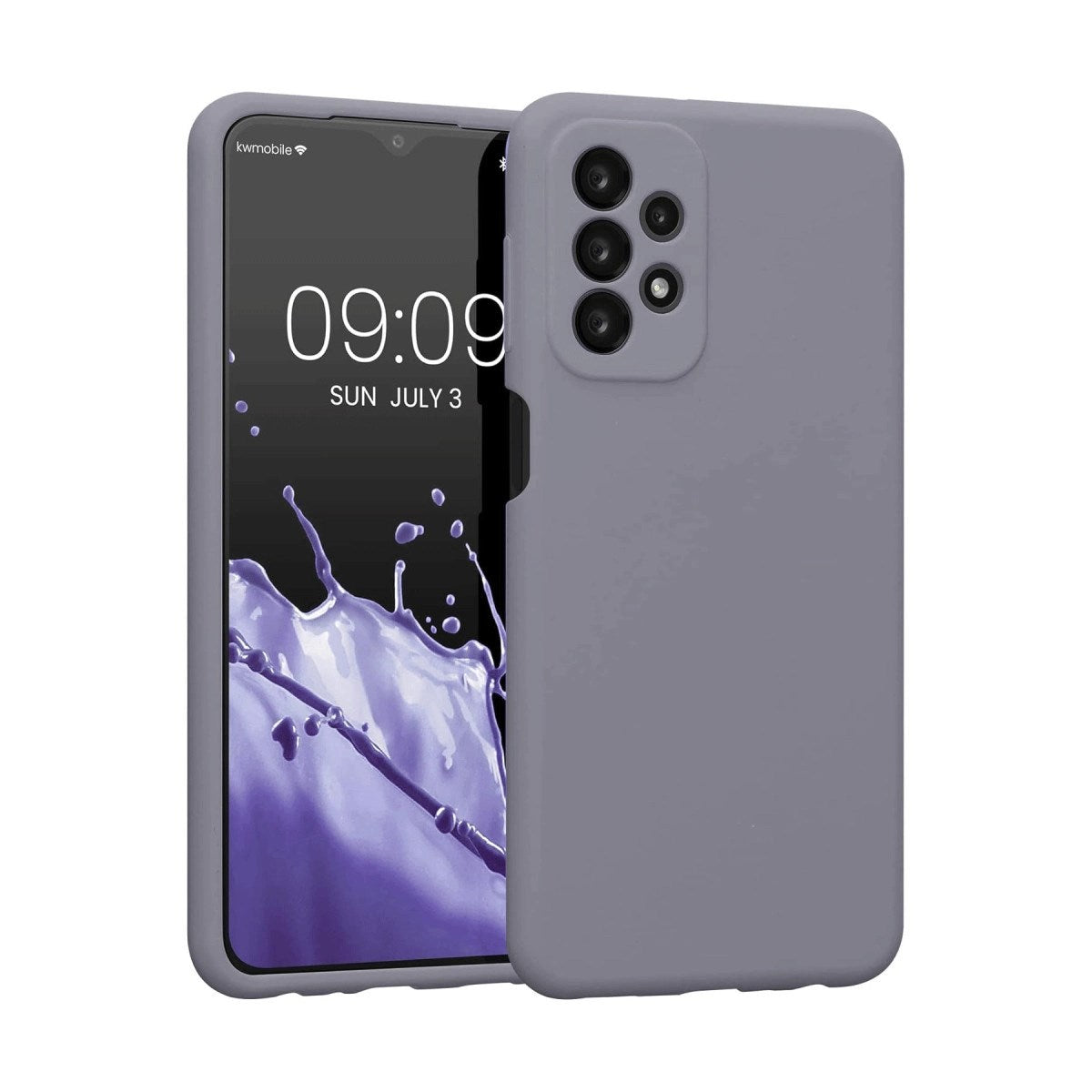 Mey İthalat® Samsung Galaxy A23 4G Kılıf First Silikon - Gri
