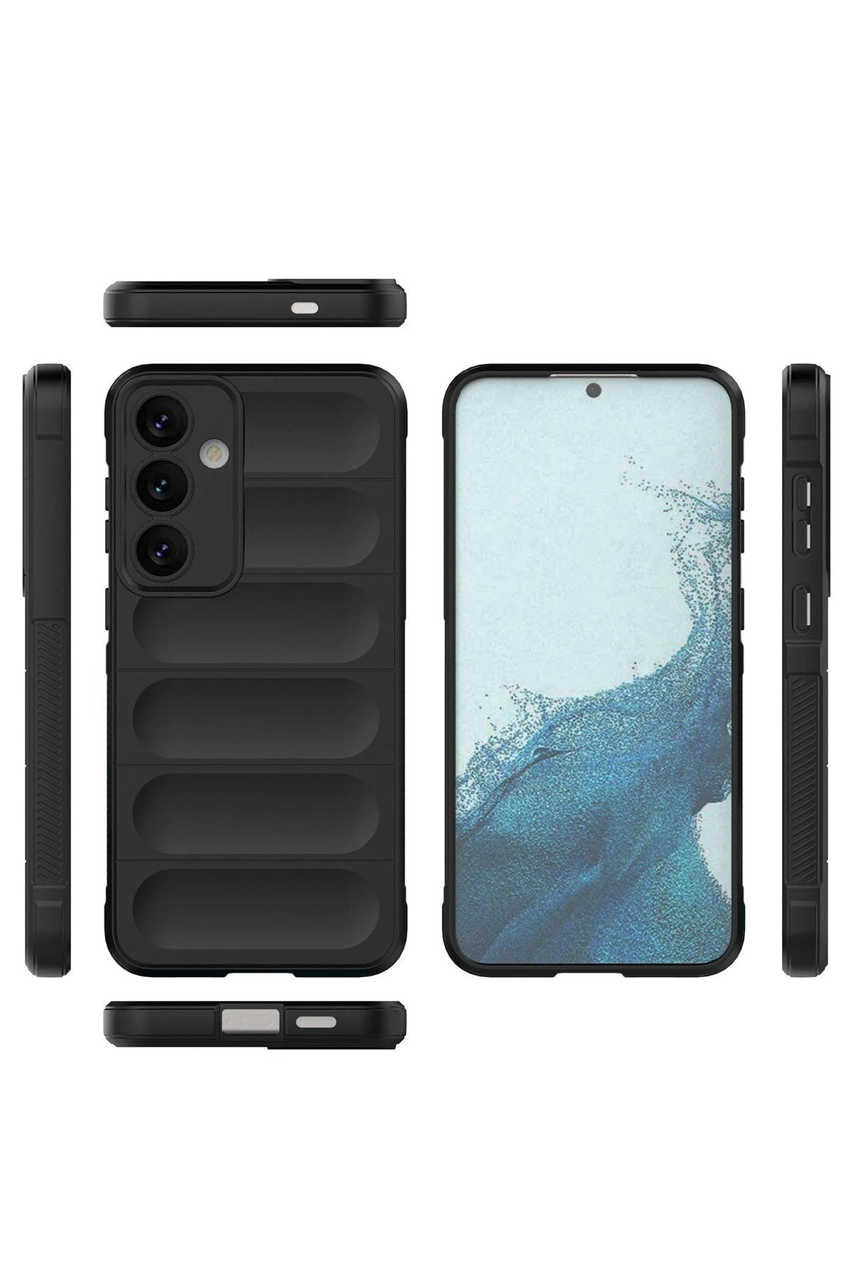 Mey İthalat® Samsung Galaxy S24 Kılıf Optimum Silikon - Siyah