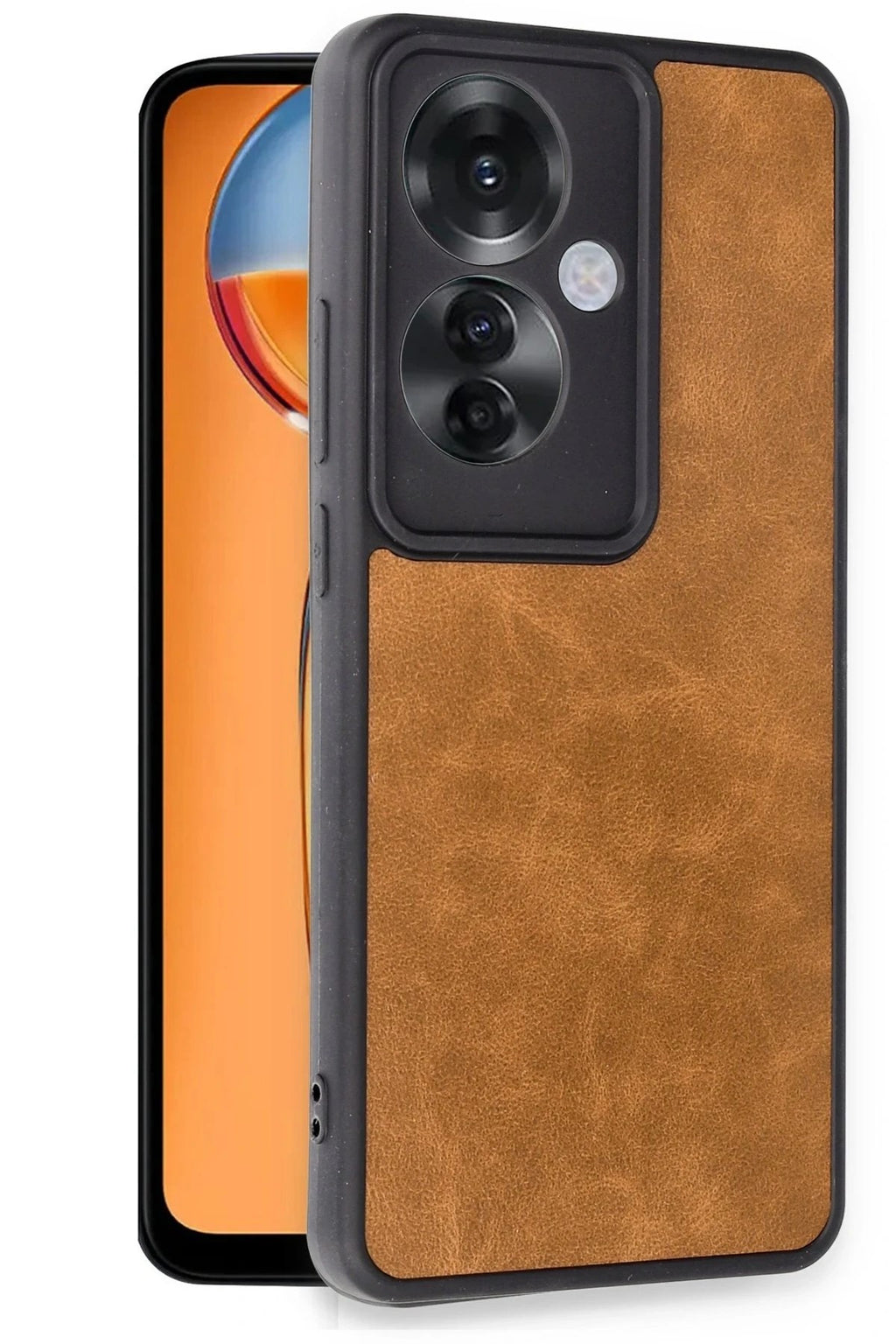 Mey İthalat® Reno 11F Kılıf Aras Deri Kapak - Taba