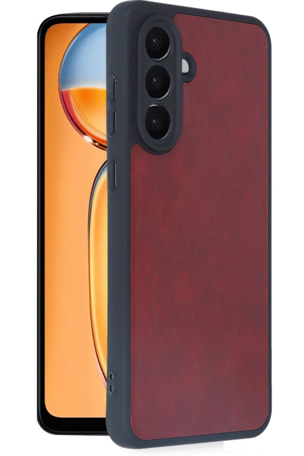 Mey İthalat® Samsung Galaxy A26 Kılıf Aras Deri Kapak - Bordo
