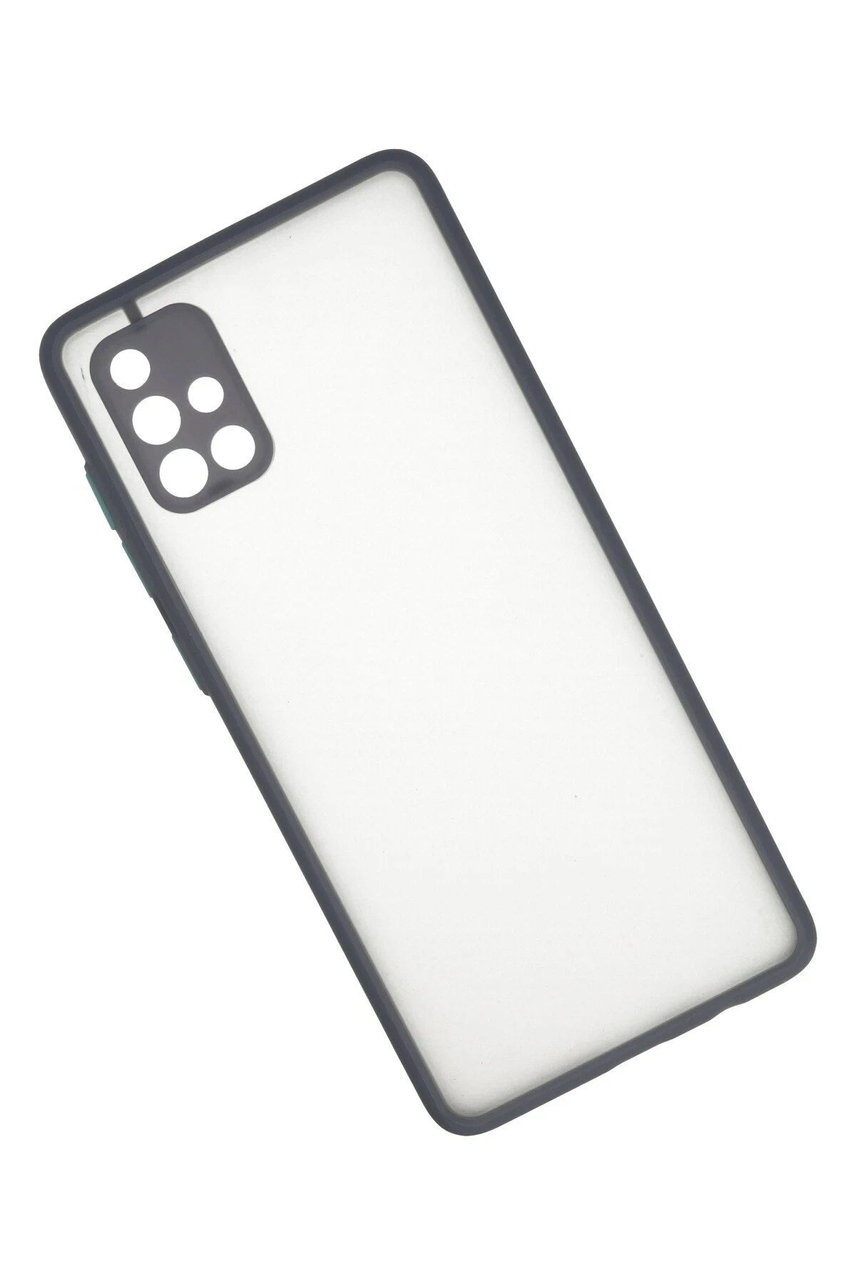 Mey İthalat® Samsung Galaxy A71 Kılıf Montreal Silikon Kapak - Gri