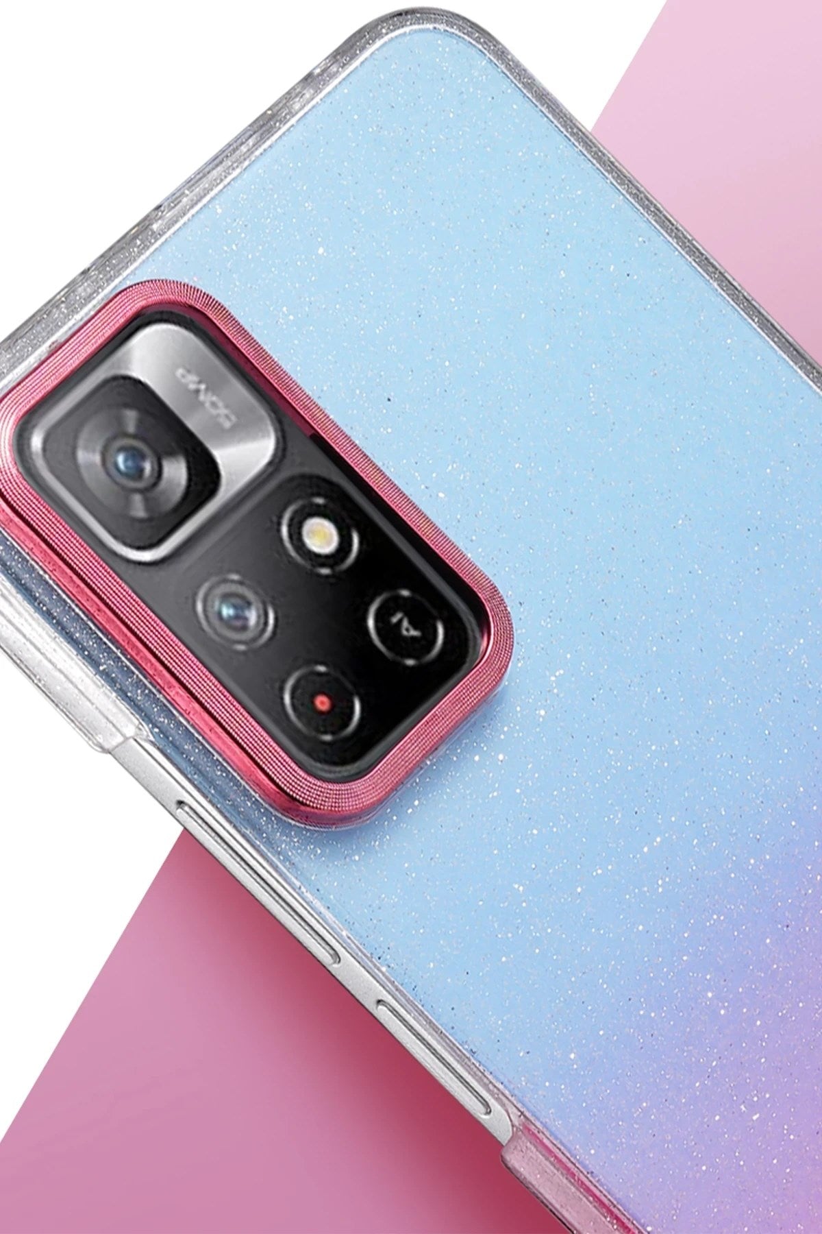 Mey İthalat® Redmi Note 11 Pro Glossy Kapak - Pembe