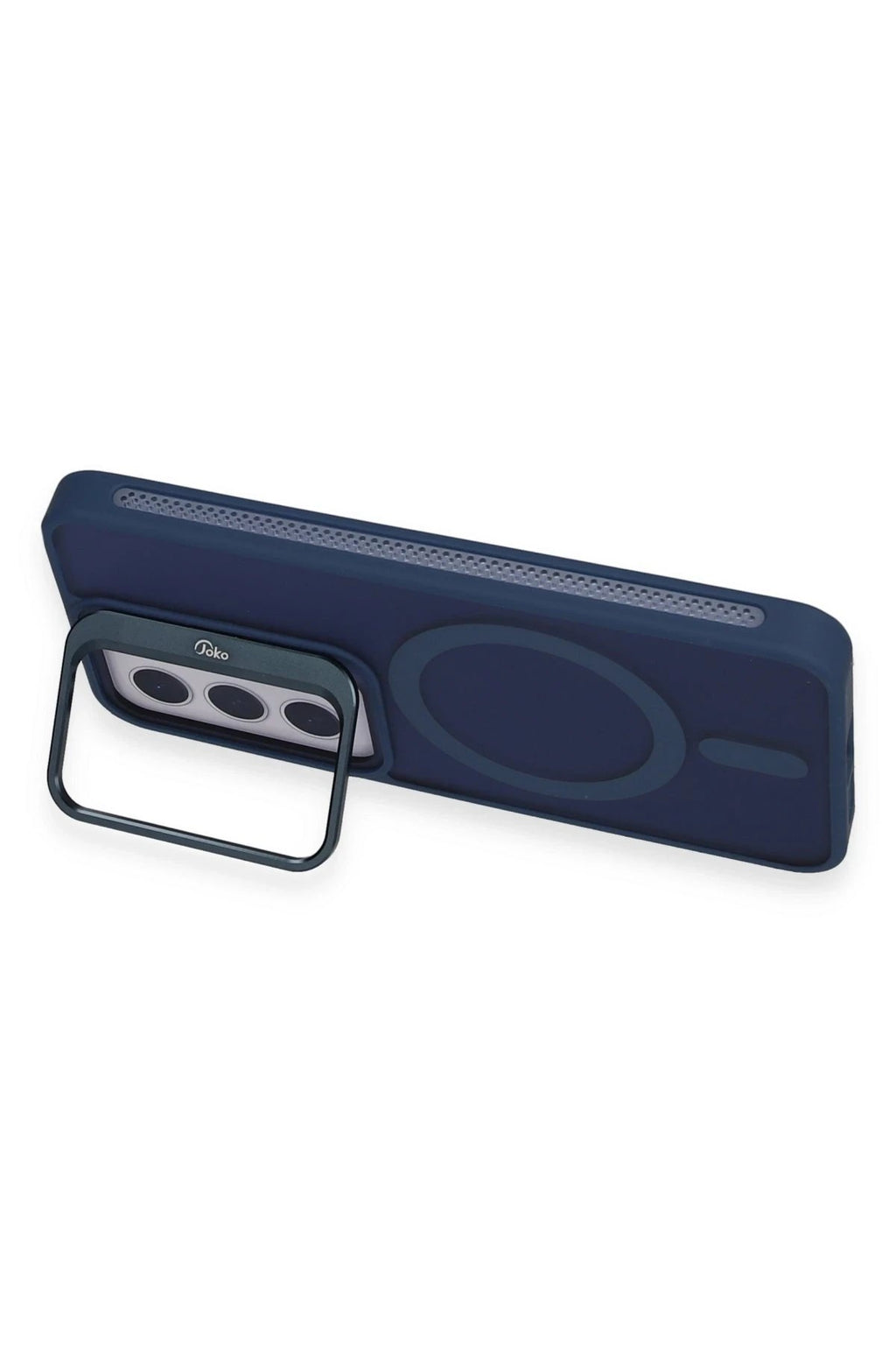 Mey İthalat® Samsung Galaxy S24 Flet Lens Magsafe Kapak - Lacivert