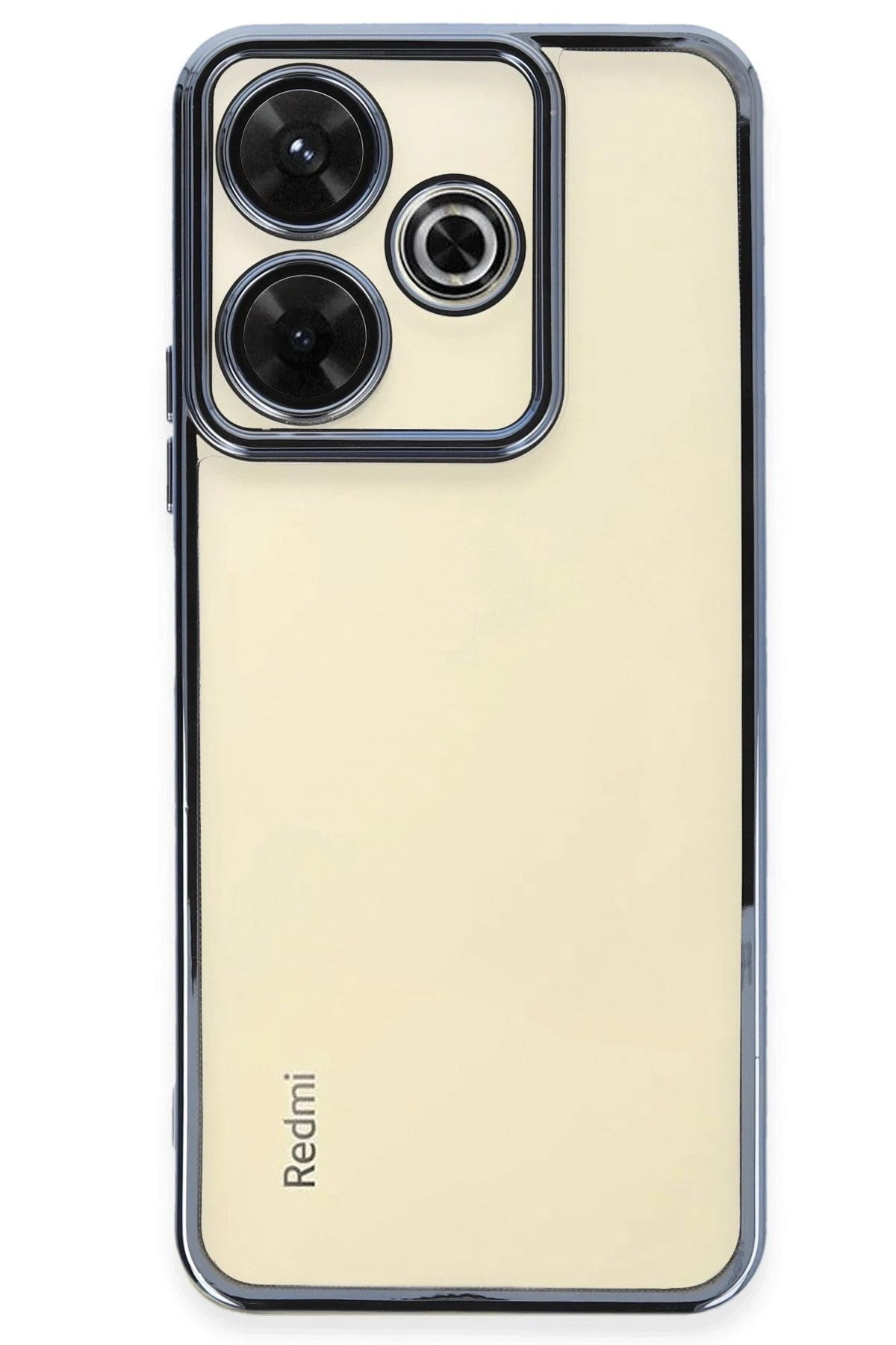 Mey İthalat® Redmi 13 4G Kılıf Lensli Silikon - Açık Mavi