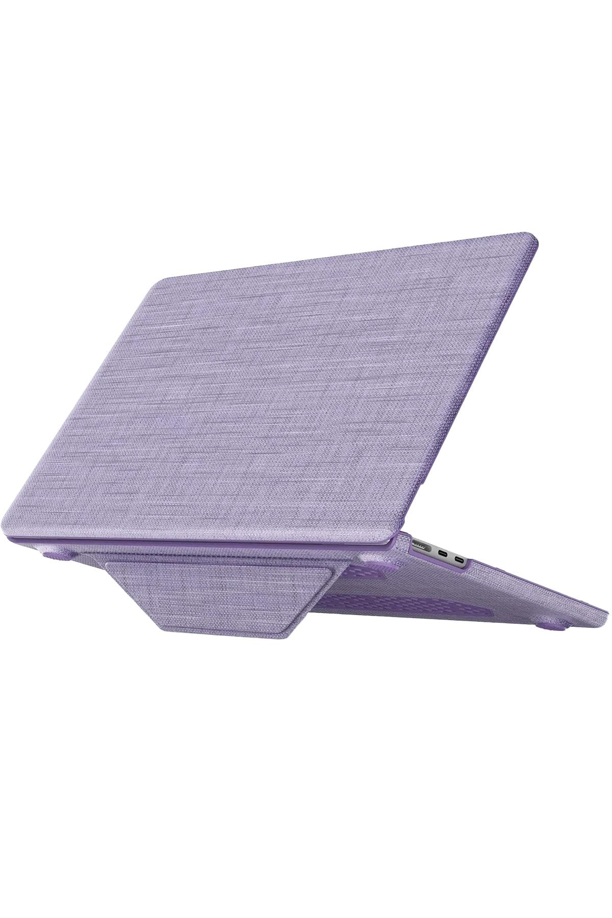 Mey İthalat® Macbook Air 15 2023 Macbook Kumaş Kapak - Mor