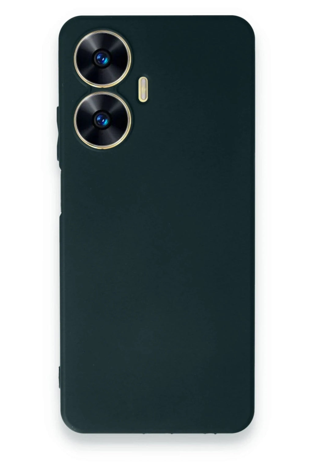 Mey İthalat® Realme C55 Kılıf First Silikon - Koyu Yeşil