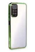 Mey İthalat® Redmi Note 11 Kılıf Lensli Silikon - Yeşil