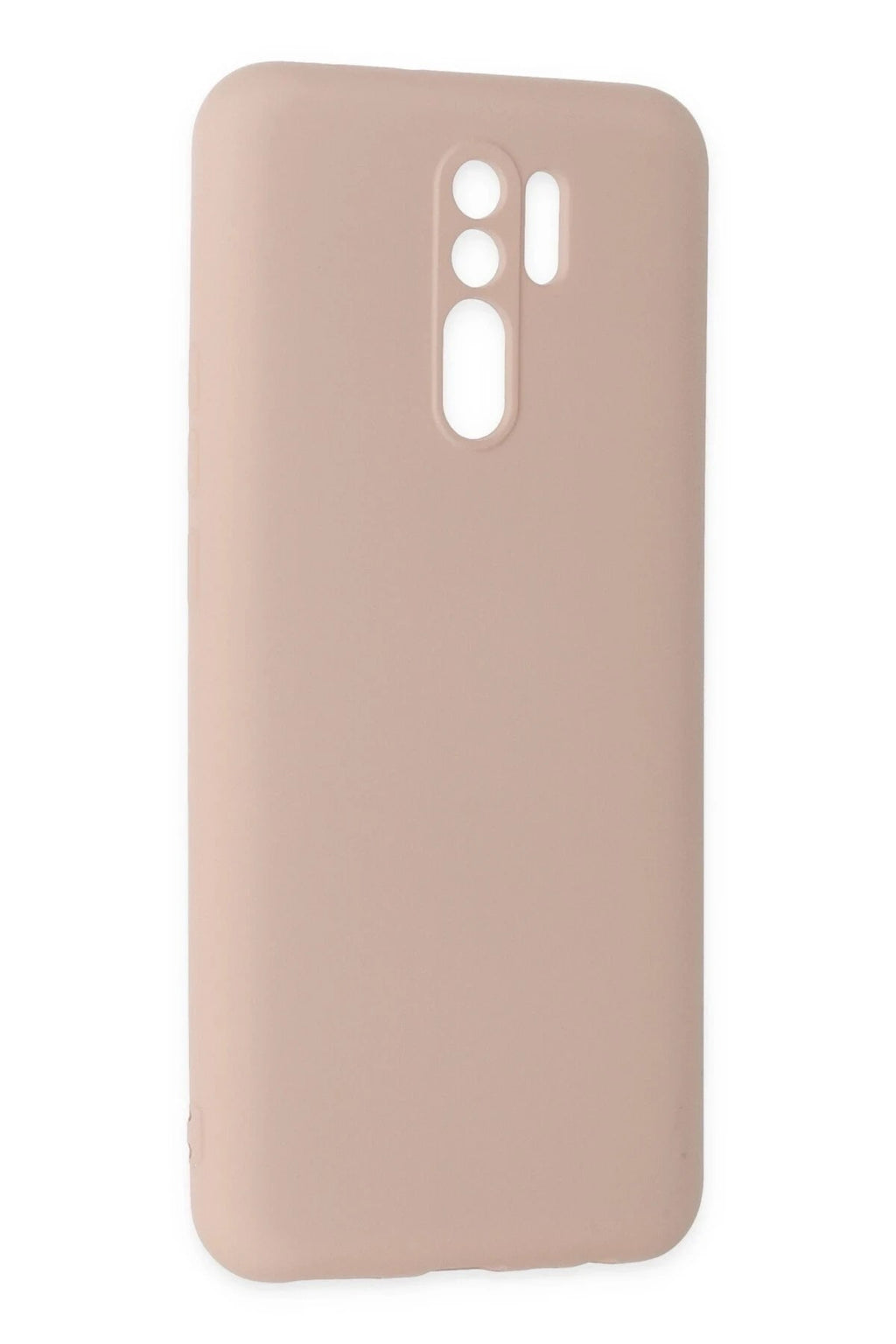 Mey İthalat® Redmi 9 Kılıf Nano içi Kadife Silikon - Pudra