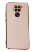 Mey İthalat® Redmi Note 9 Kılıf Volet Silikon - Pembe
