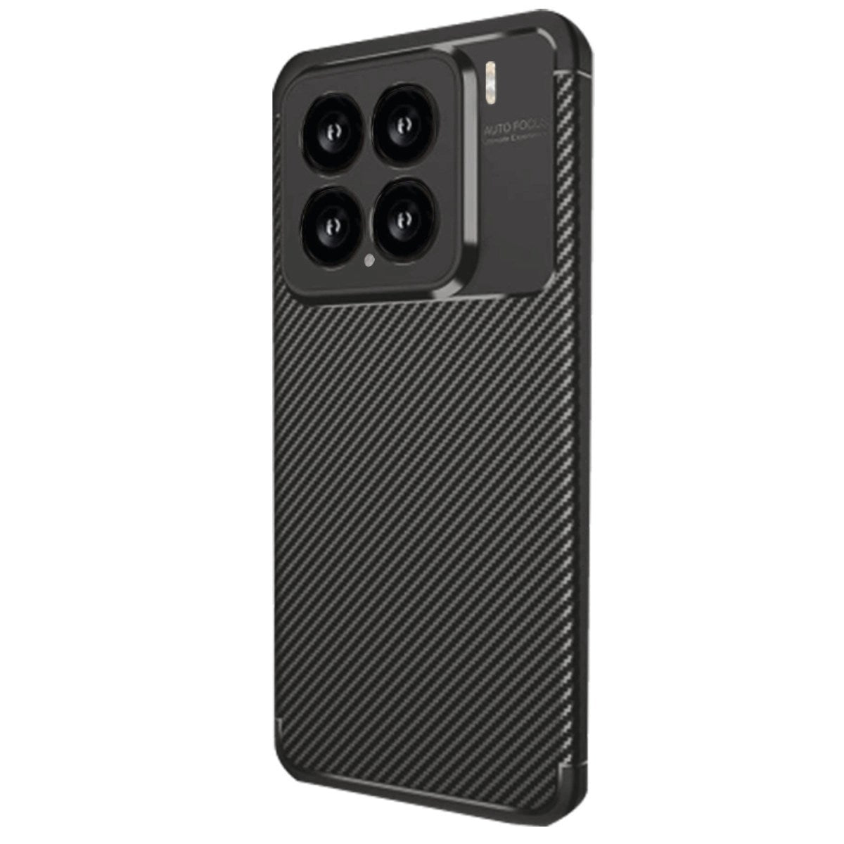 Mey İthalat® Mi 15 Kılıf Auto Focus Karbon Kapak - Siyah