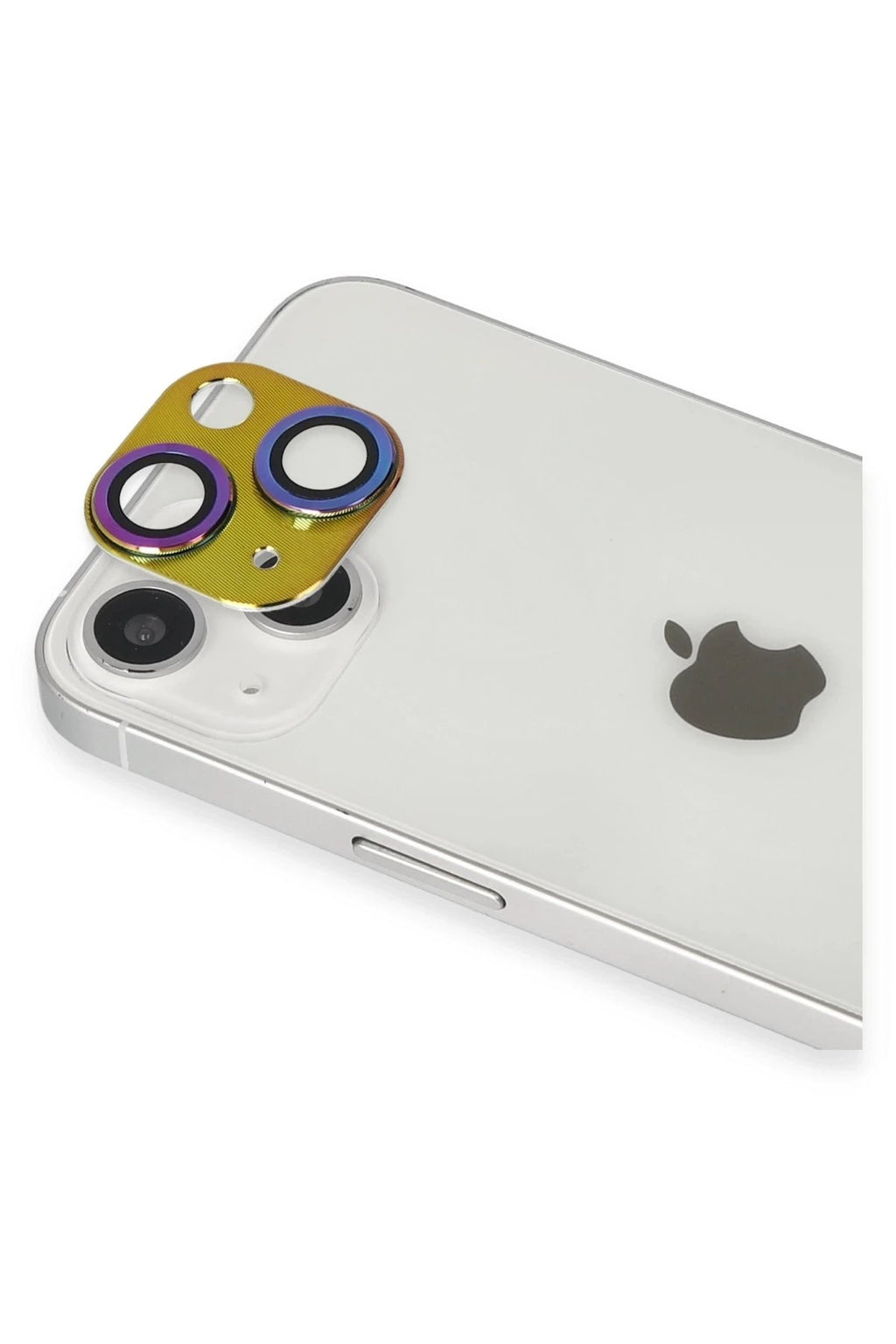 Mey İthalat® iPhone 13 Pers Alüminyum Kamera Lens - Rainbow