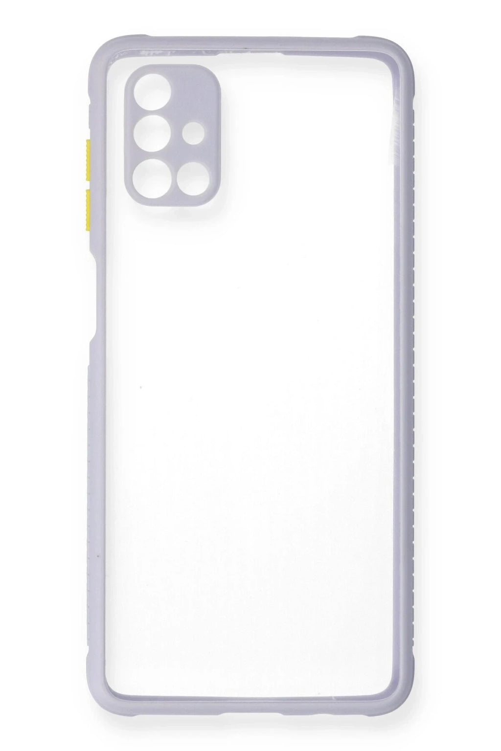 Mey İthalat® Samsung Galaxy M51 Kılıf Miami Şeffaf Silikon - Lila