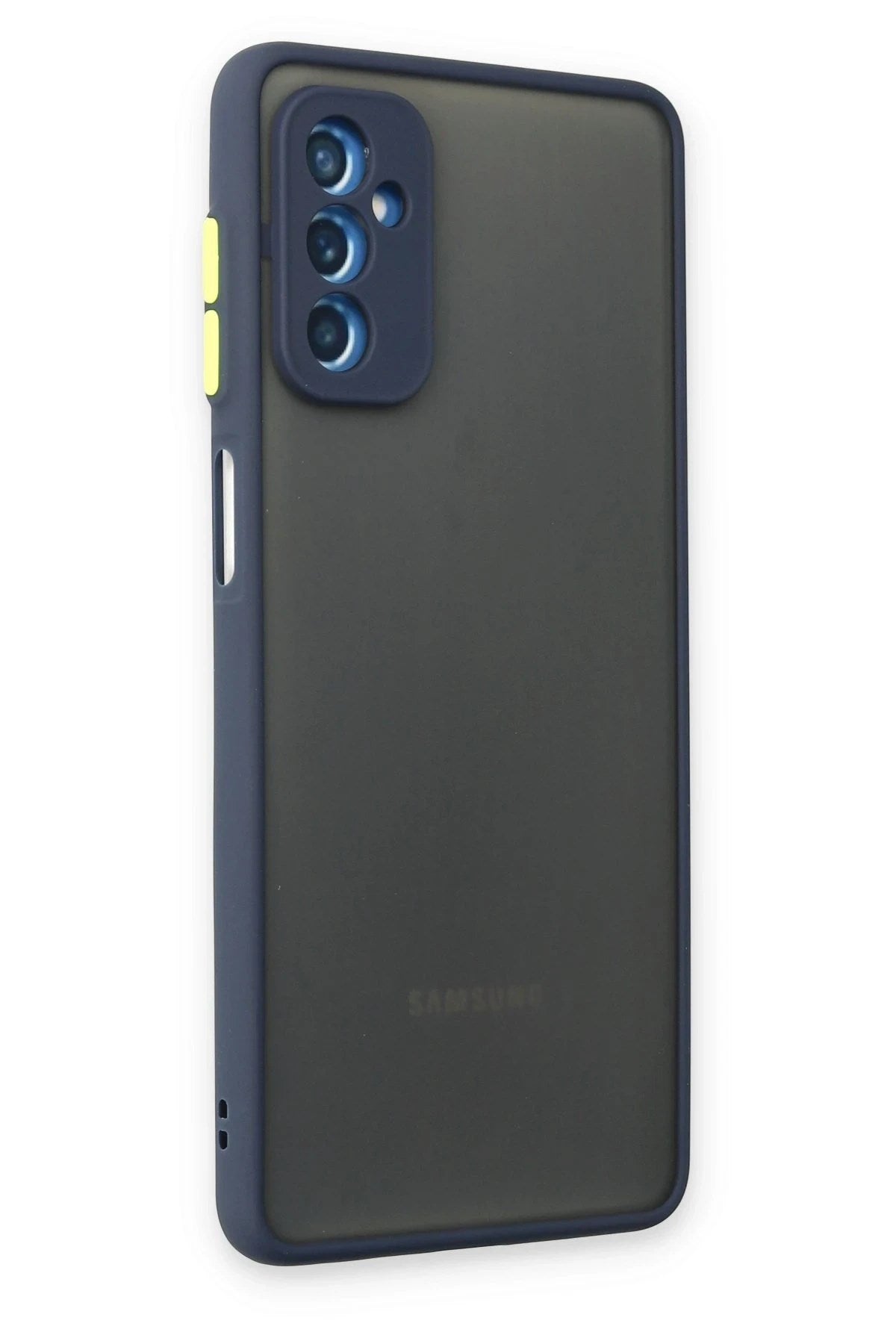 Mey İthalat® Samsung Galaxy M52 5G Kılıf Montreal Silikon Kapak - Lacivert