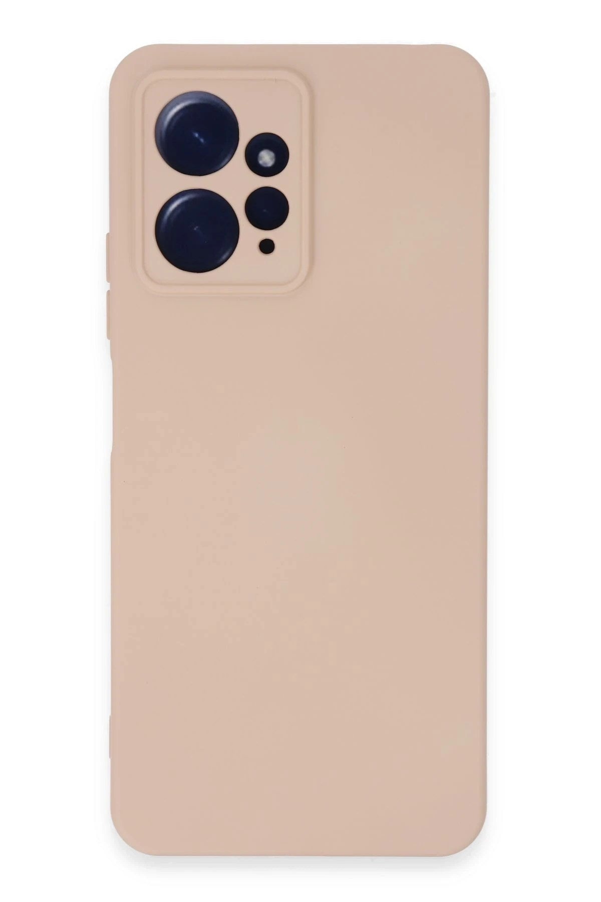 Mey İthalat® Redmi Note 12 4G Kılıf Nano içi Kadife Silikon - Pudra