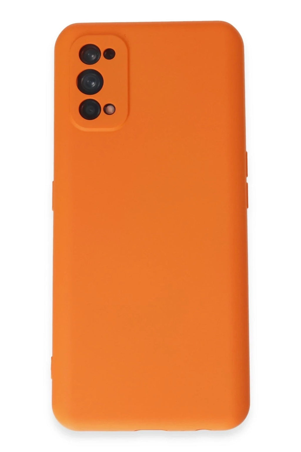 Mey İthalat® Realme 7 Pro Kılıf Nano içi Kadife Silikon - Turuncu
