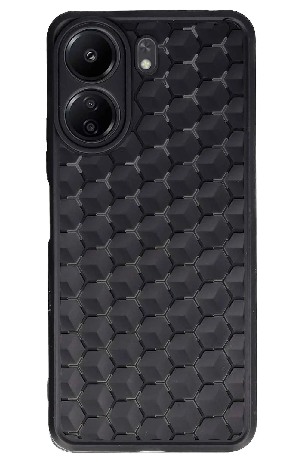 Mey İthalat® Redmi 13C Kılıf Petek Silikon Kapak - Siyah