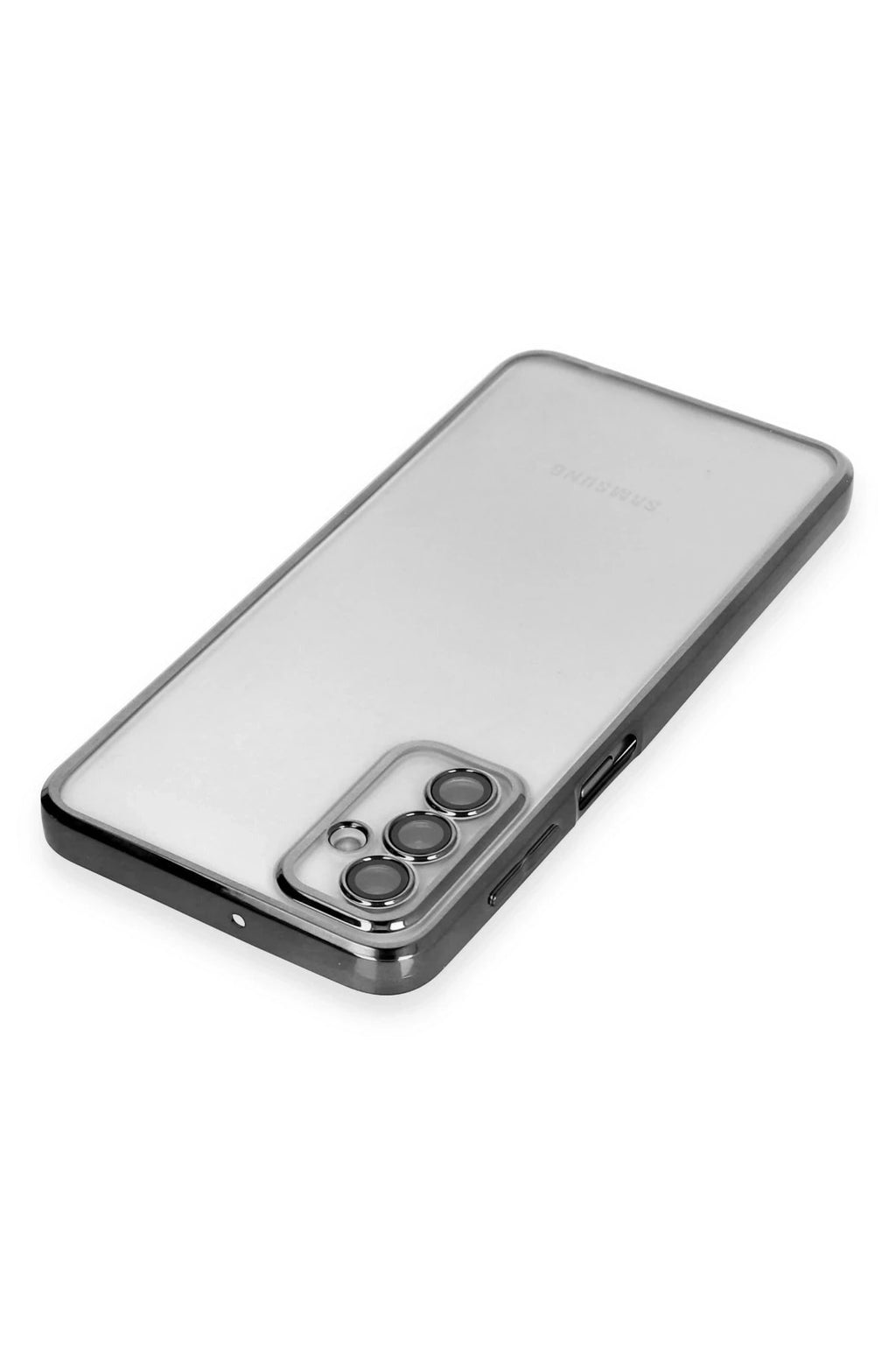Mey İthalat® Samsung Galaxy M23 Kılıf Lensli Silikon - Siyah
