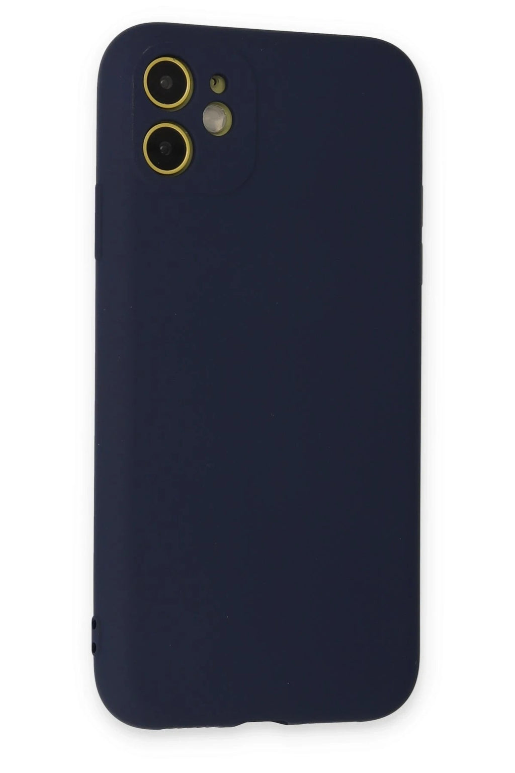 Mey İthalat® iPhone 11 Kılıf Nano içi Kadife Silikon - Lacivert