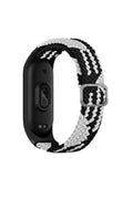 Mey İthalat® Mi Band 7 Star Kordon - Siyah-Beyaz