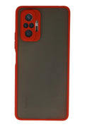 Mey İthalat® Redmi Note 10 Pro Kılıf Montreal Silikon Kapak - Kırmızı