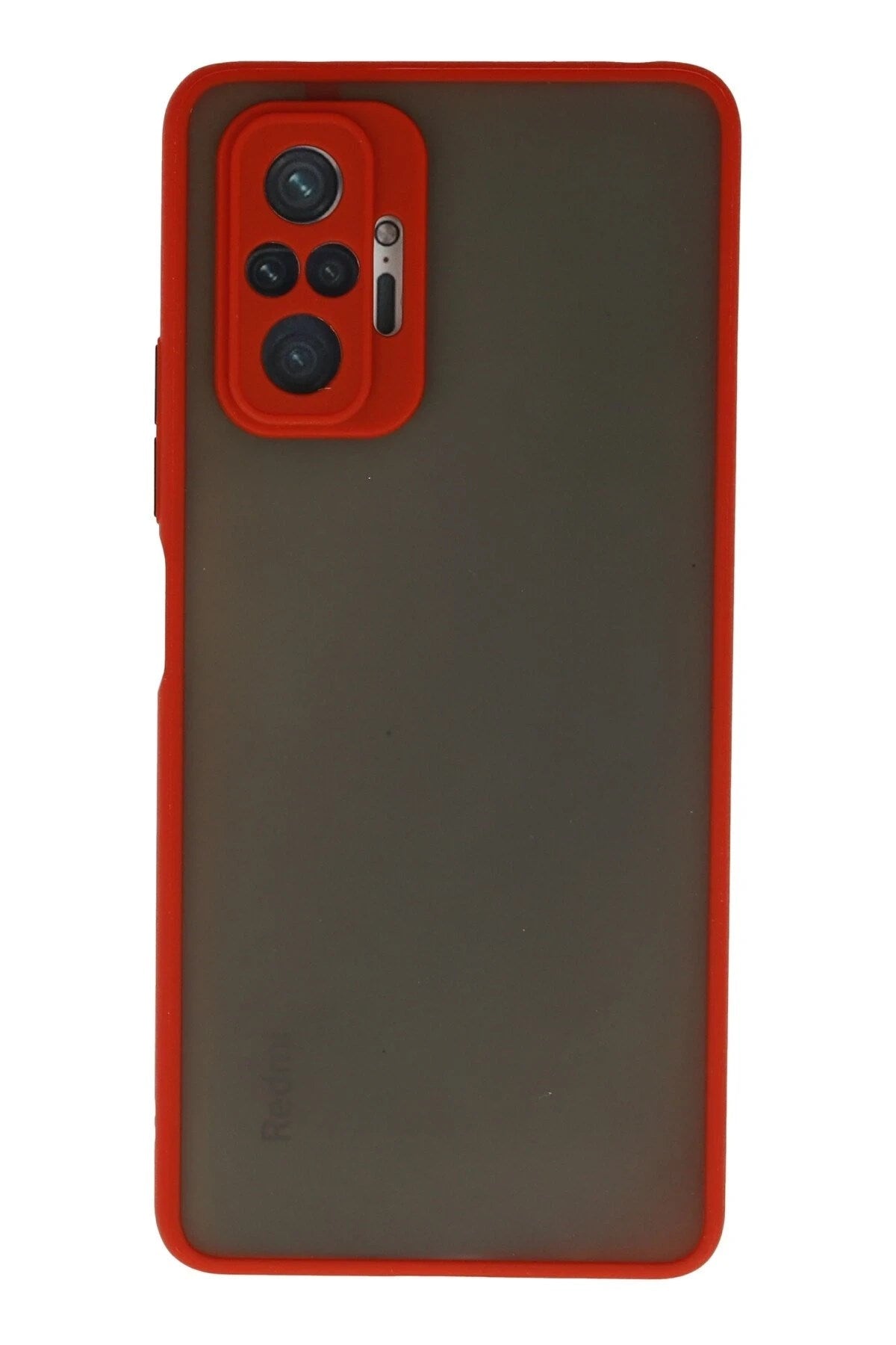 Mey İthalat® Redmi Note 10 Pro Kılıf Montreal Silikon Kapak - Kırmızı