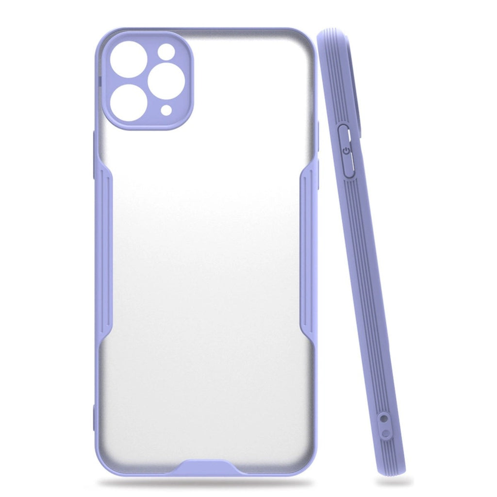 Mey İthalat® iPhone 11 Pro Max Kılıf Platin Silikon - Lila