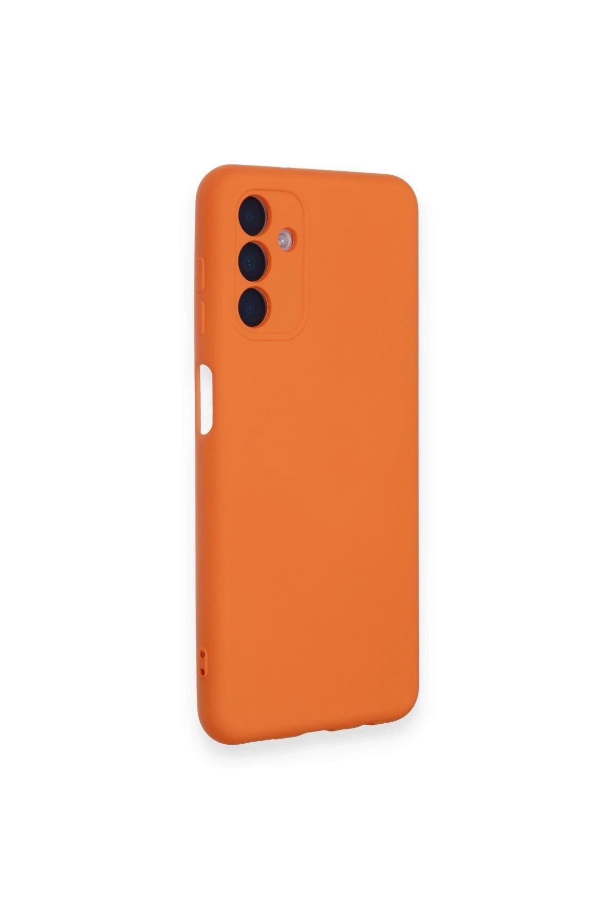 Mey İthalat® Samsung Galaxy A14 4G Kılıf Nano içi Kadife Silikon - Turuncu