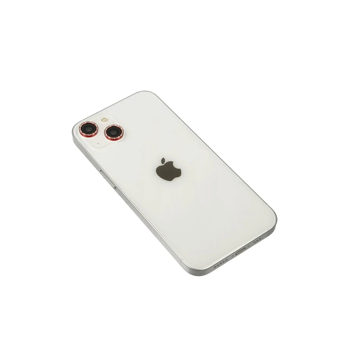 Mey İthalat® iPhone 14 Diamond Kamera Lens - Kırmızı