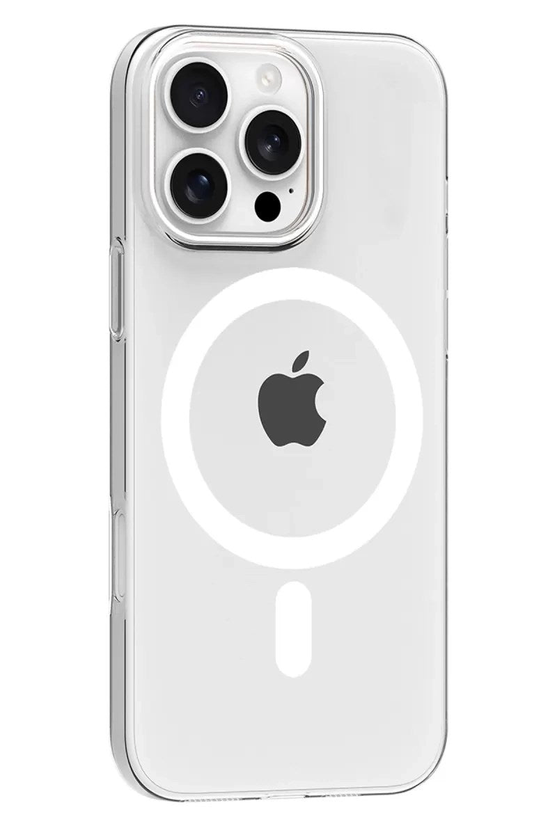 Mey İthalat® iPhone 16 Pro Max PC Blank Magsafe Kapak - Şeffaf