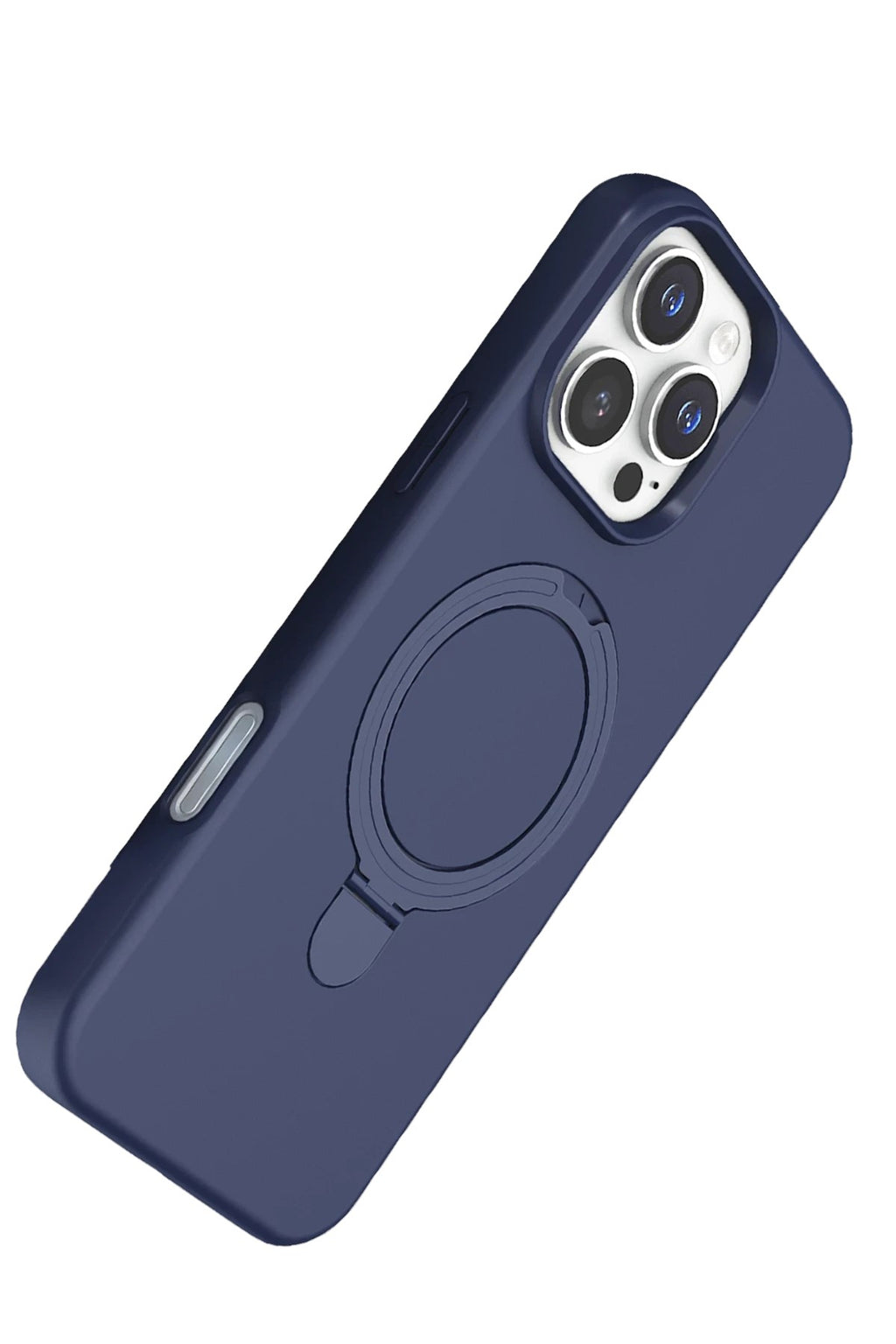 Mey İthalat® iPhone 16 Pro Regal Magsafe Standlı Kapak - Lacivert