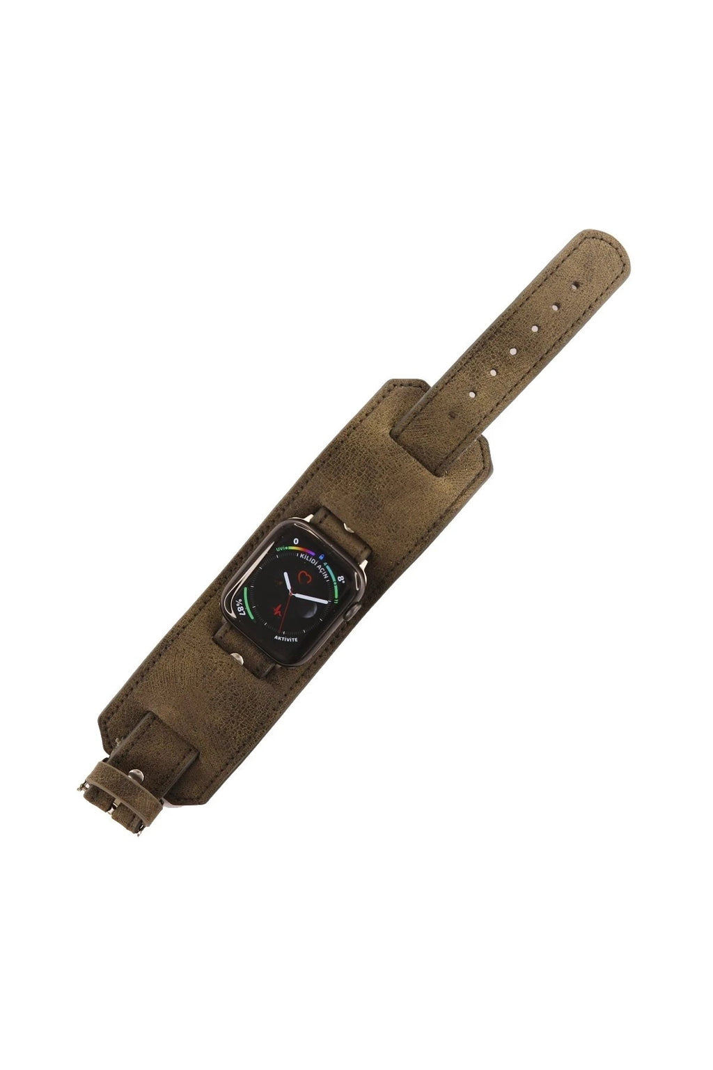 Mey İthalat® Watch 42mm NL17 Deri Kordon - Kahverengi