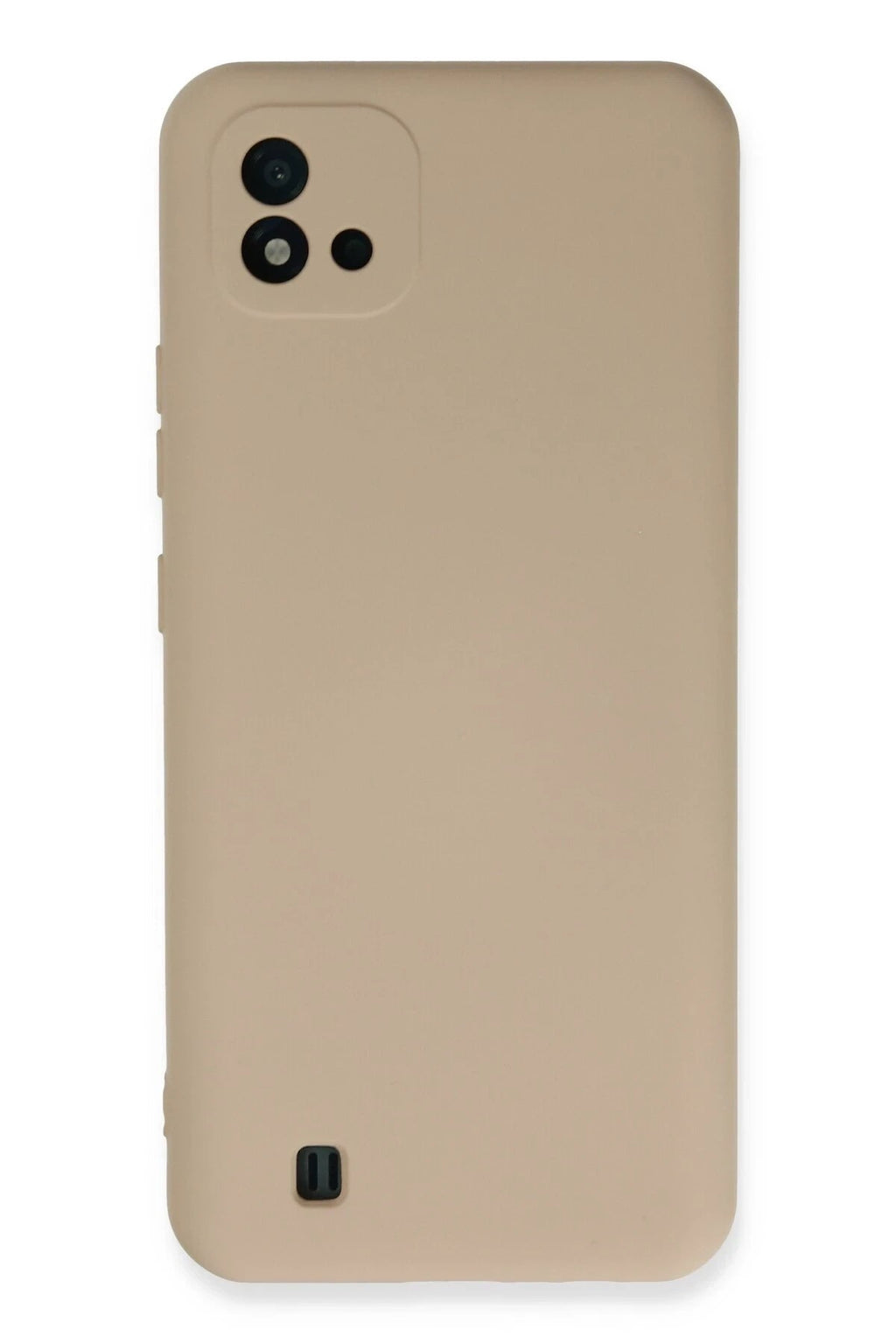 Mey İthalat® Realme C11 2021 Kılıf Nano içi Kadife Silikon - Pudra