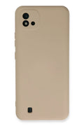 Mey İthalat® Realme C11 2021 Kılıf Nano içi Kadife Silikon - Pudra