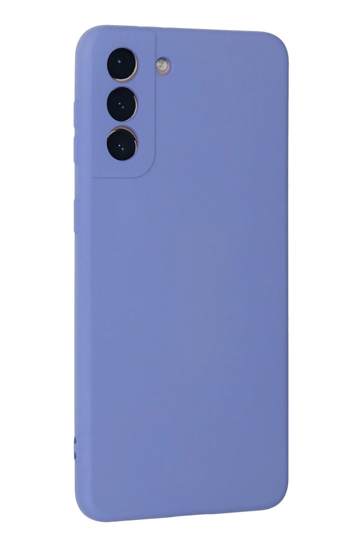 Mey İthalat® Samsung Galaxy S21 Plus Kılıf Nano içi Kadife Silikon - Lila