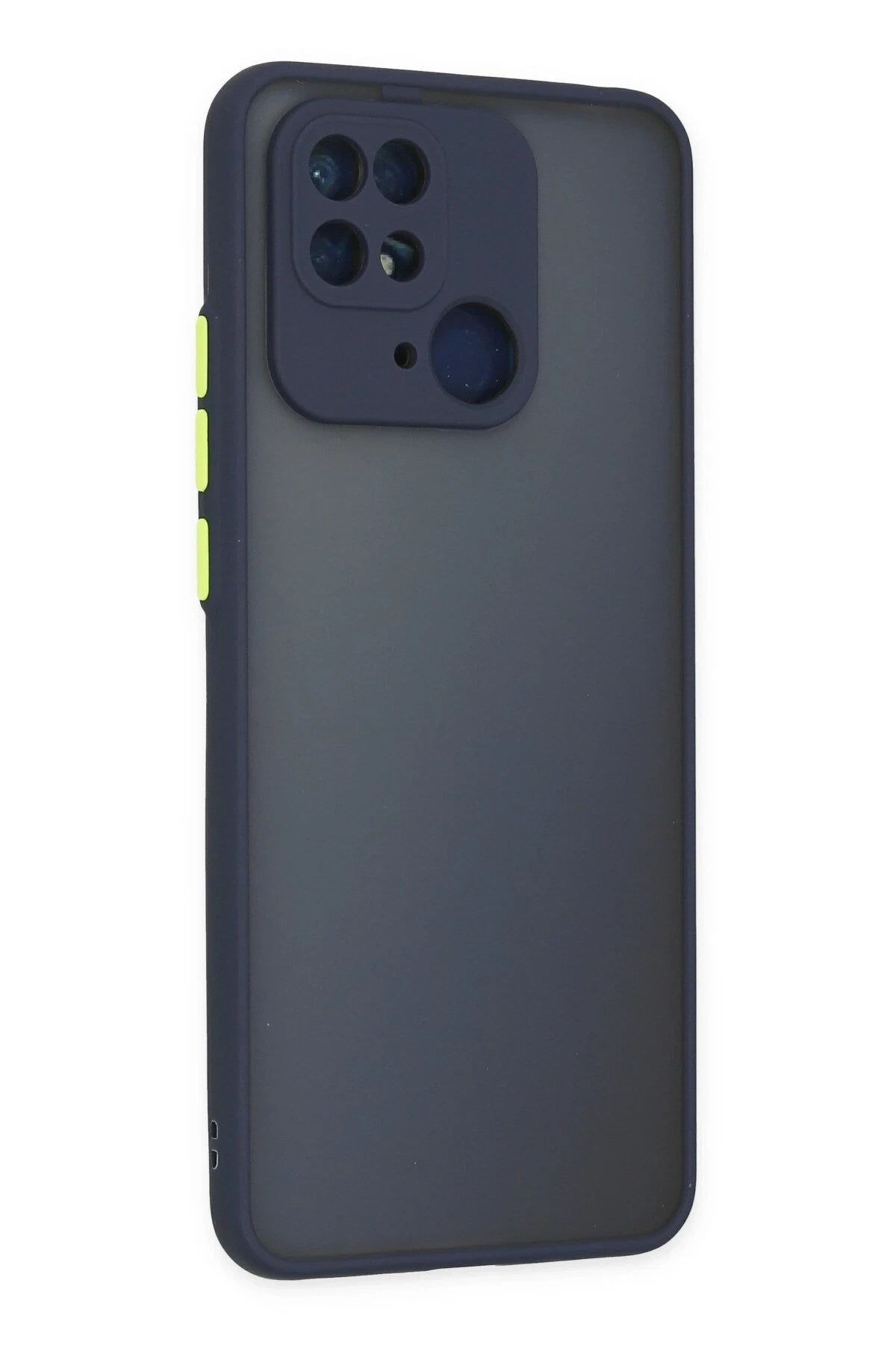 Mey İthalat® Redmi 10C Kılıf Montreal Silikon Kapak - Lacivert
