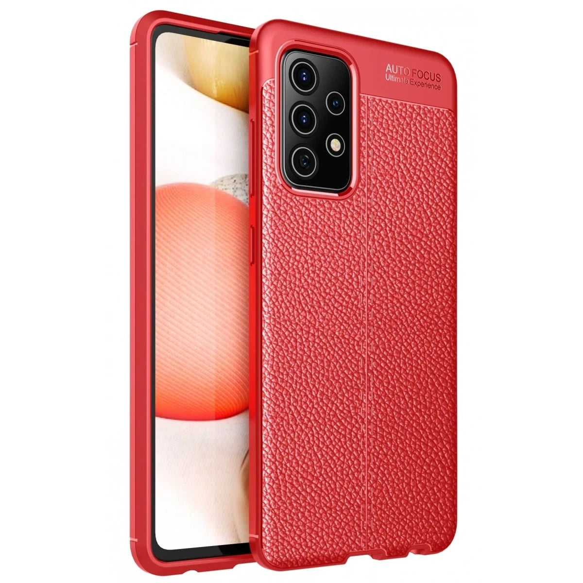 Mey İthalat® Samsung Galaxy A52 Kılıf Auto Focus Kapak - Kırmızı