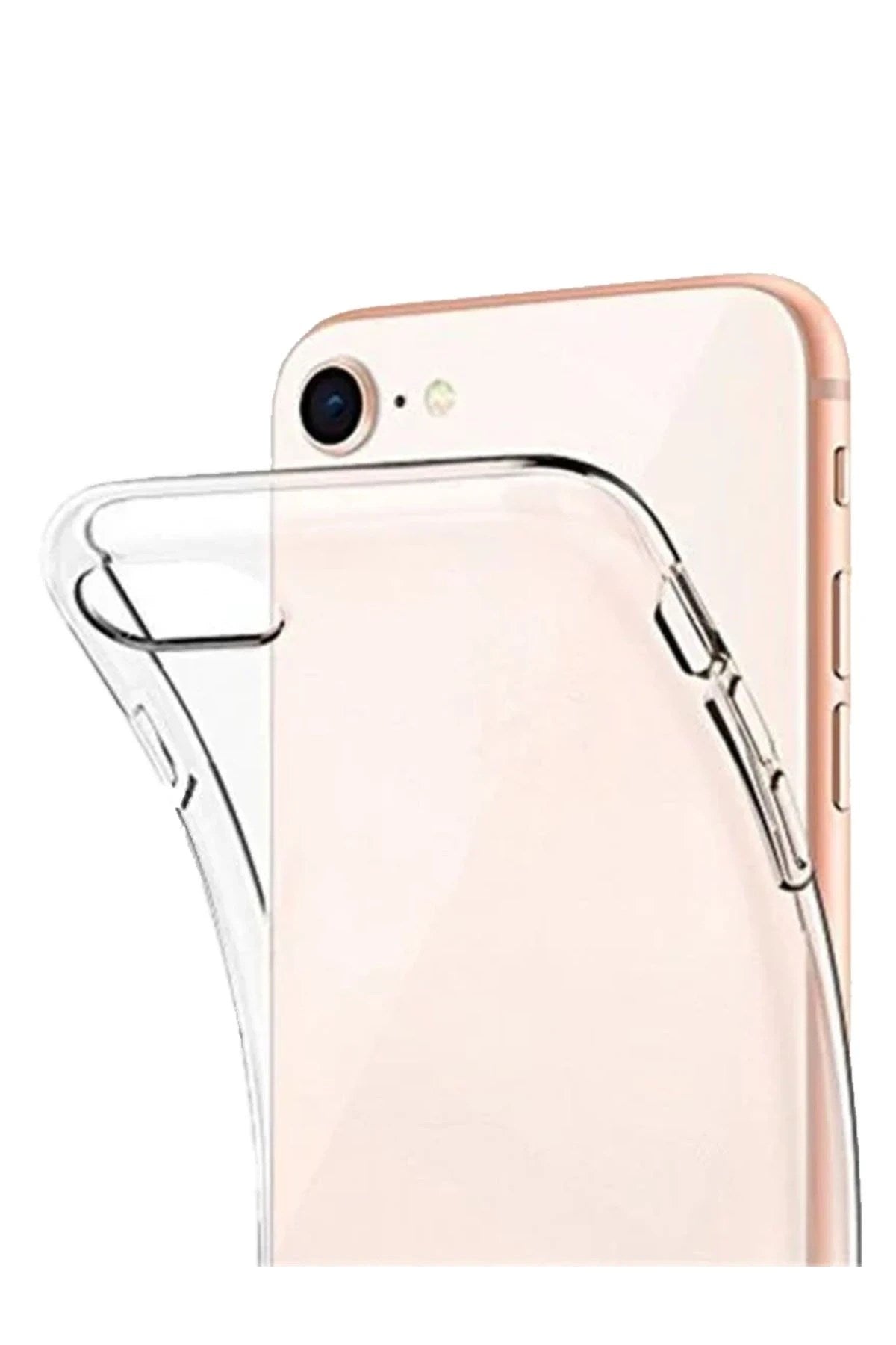 Mey İthalat® iPhone 7 Kılıf Lüx Şeffaf Silikon