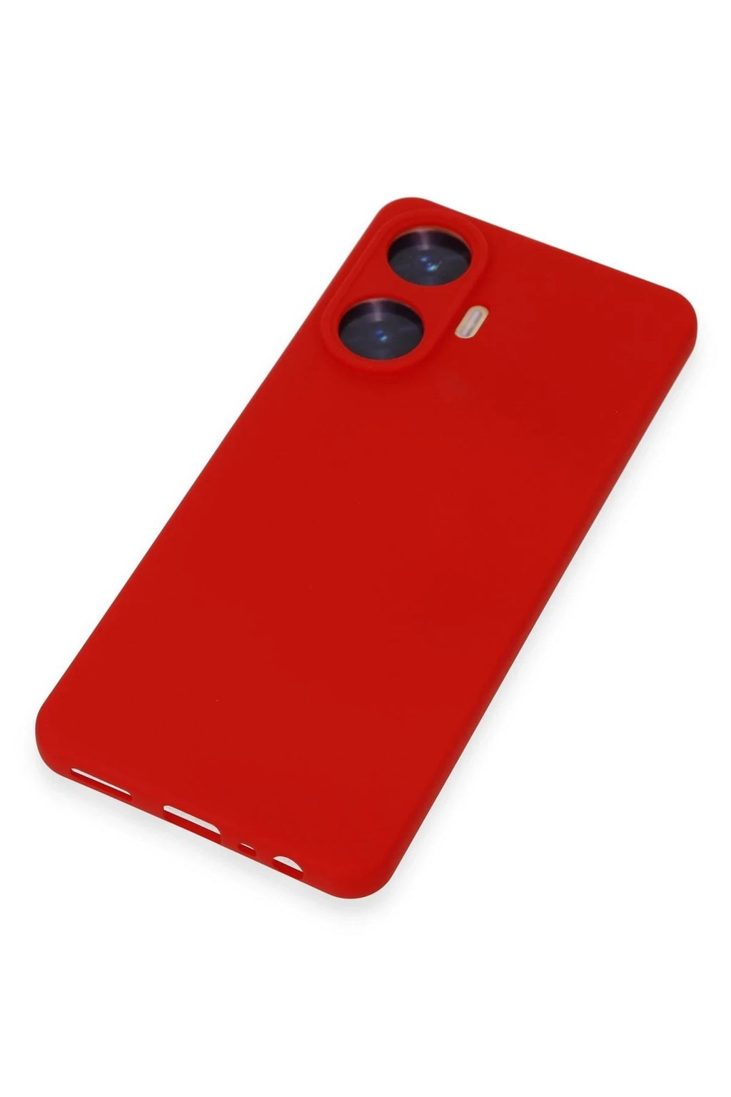 Mey İthalat® Realme C55 Kılıf Nano içi Kadife Silikon - Kırmızı
