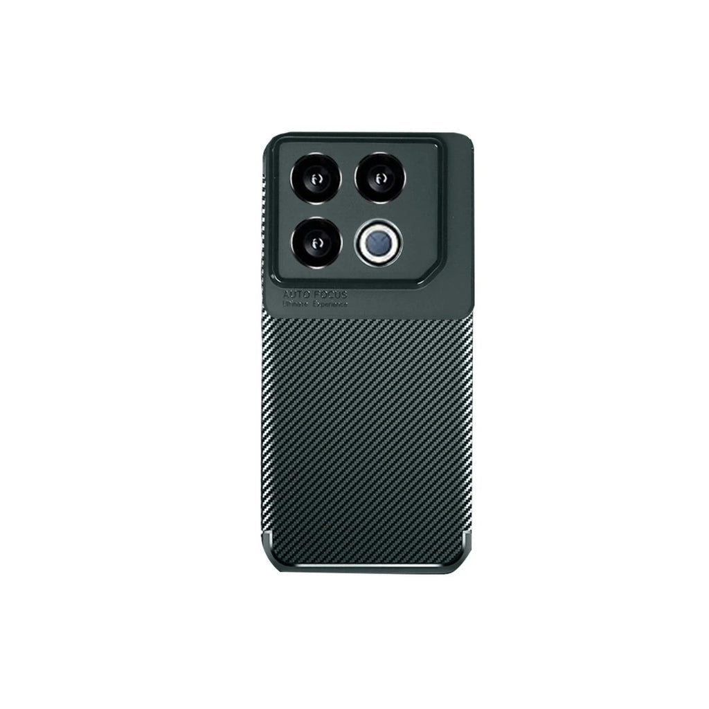 Mey İthalat® İnfinix GT 20 Pro Kılıf Auto Focus Karbon Kapak - Koyu Yeşil