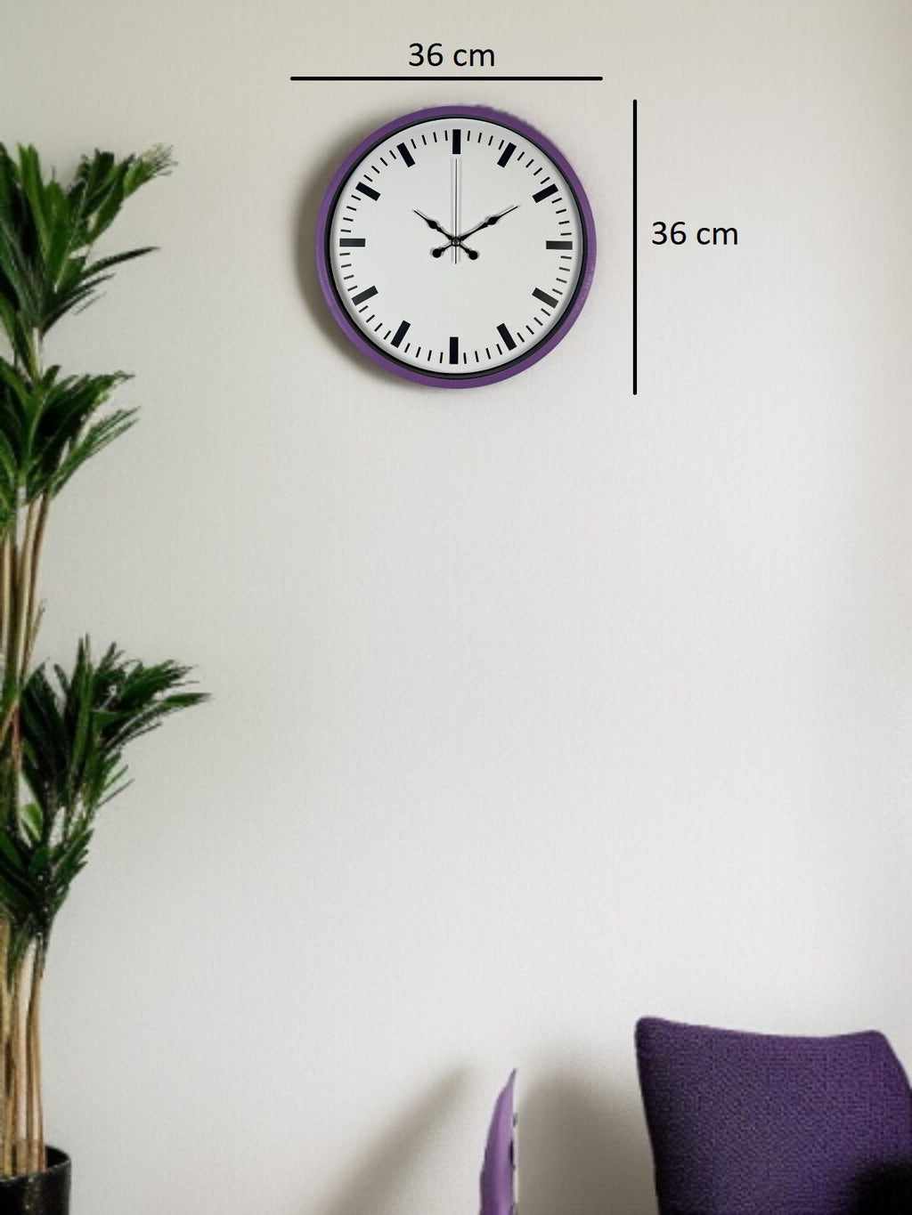 36 Cm Sade Standart Duvar Saati