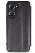 Mey İthalat® Vivo Y18 Kılıf Flip Cover - Siyah