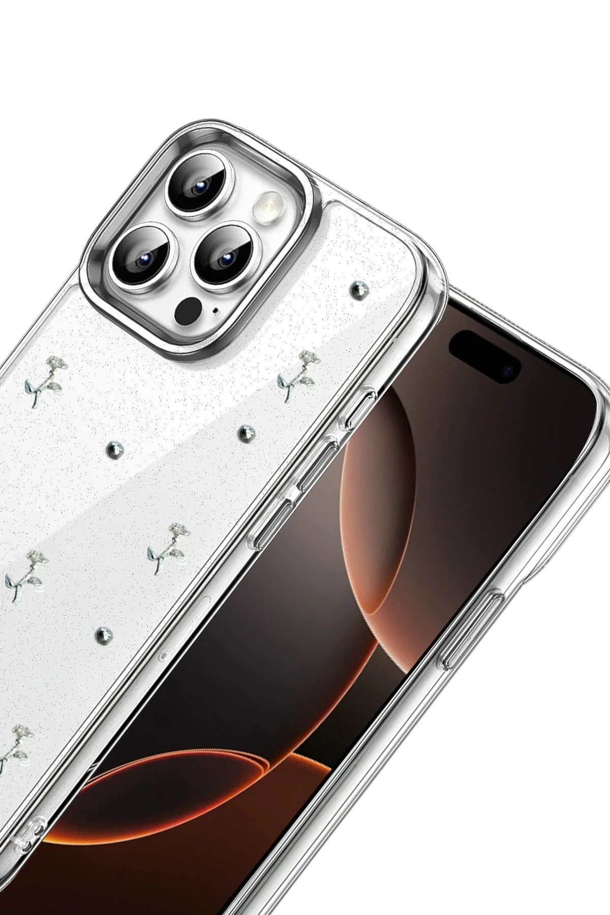 Mey İthalat® iPhone 16 Pro Max Fiyonk Desenli Kapak - Desen 4