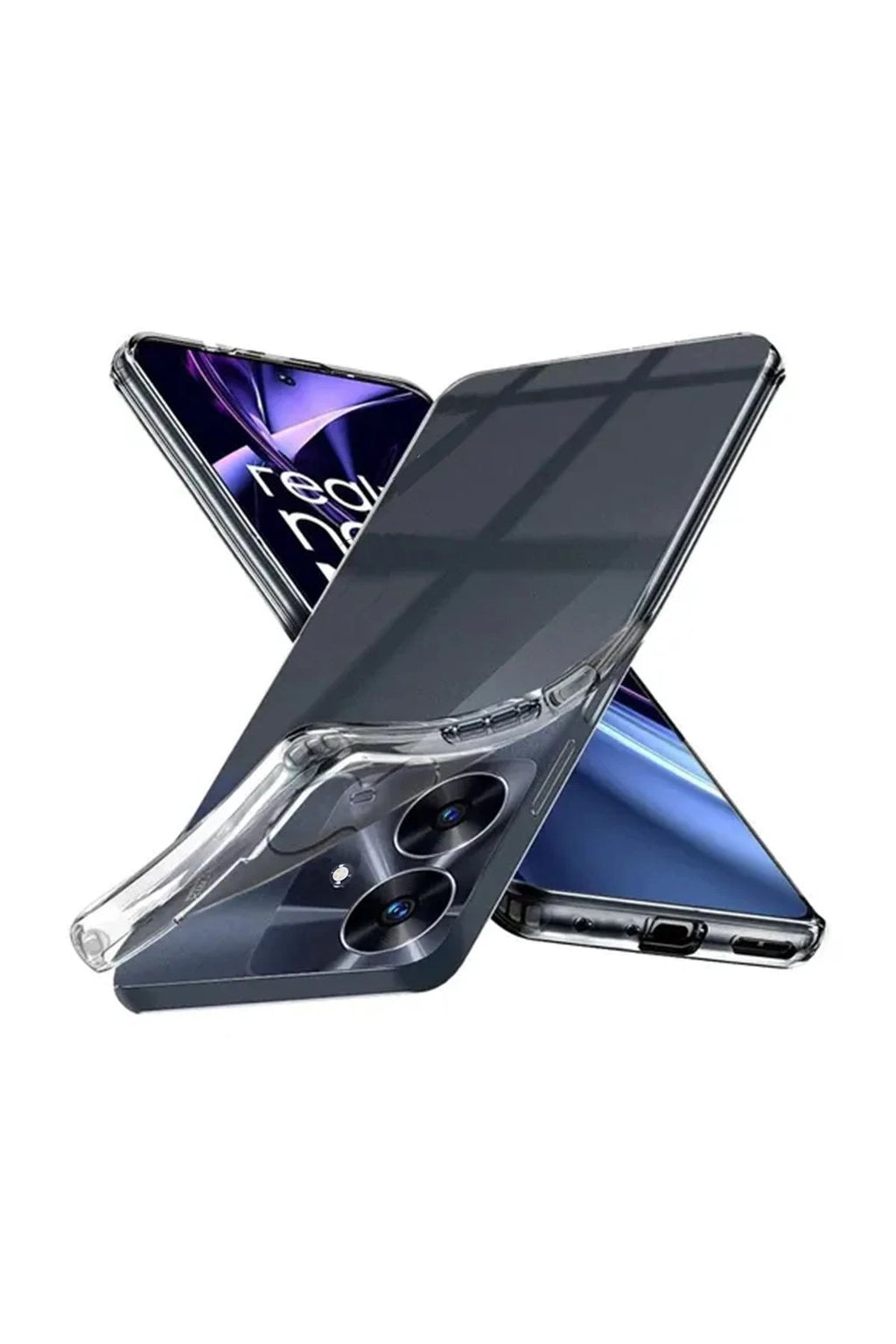 Mey İthalat® Realme Note 60 Kılıf Lüx Şeffaf Silikon